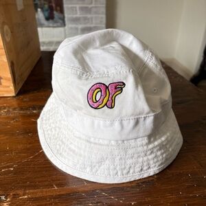 Odd Future Golf Wang Tyler the Creator Donut Bucket hat white  one size